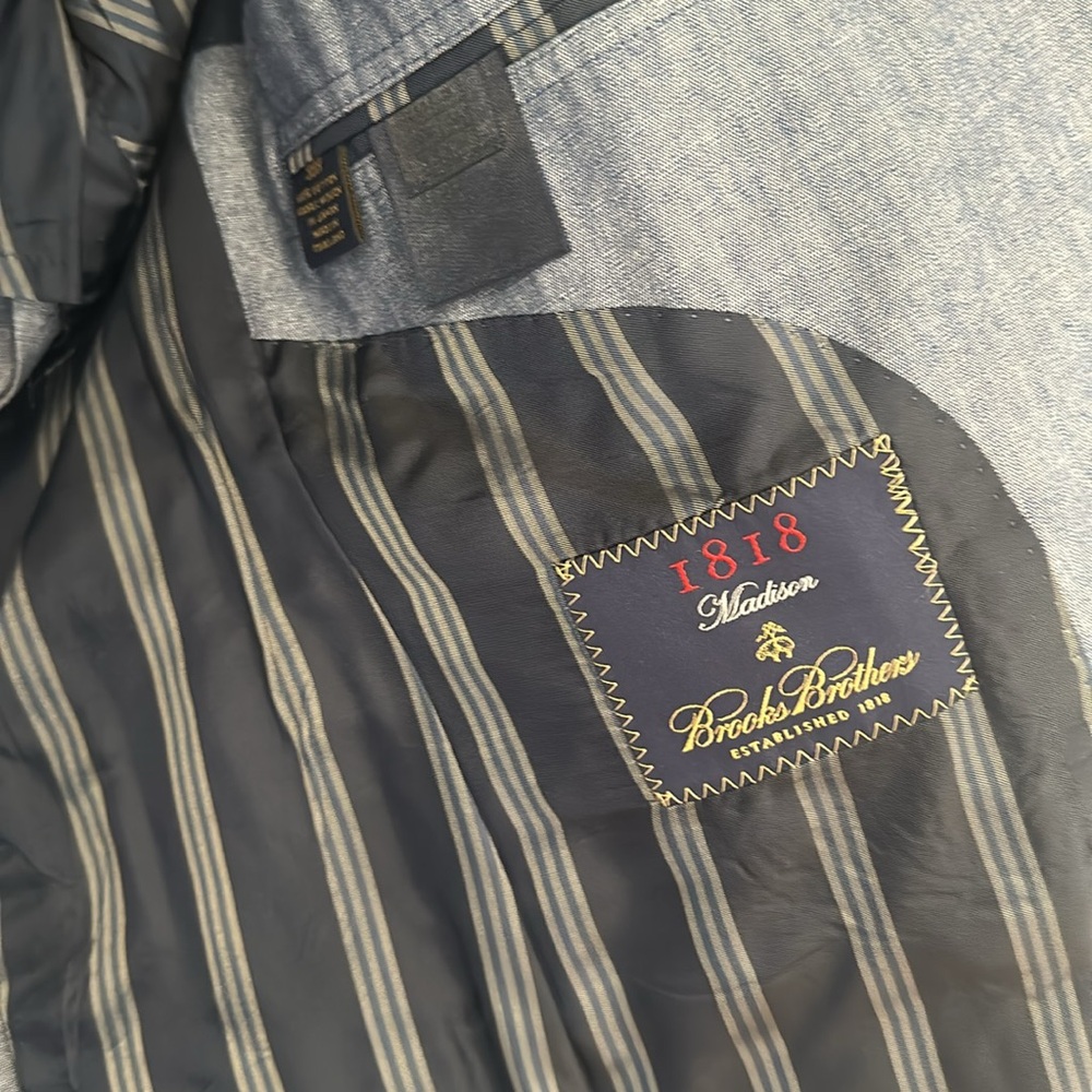 Ready to wear Blue Brooks Brothers 1818 Madison Sportcoat - Picture 5 of 9